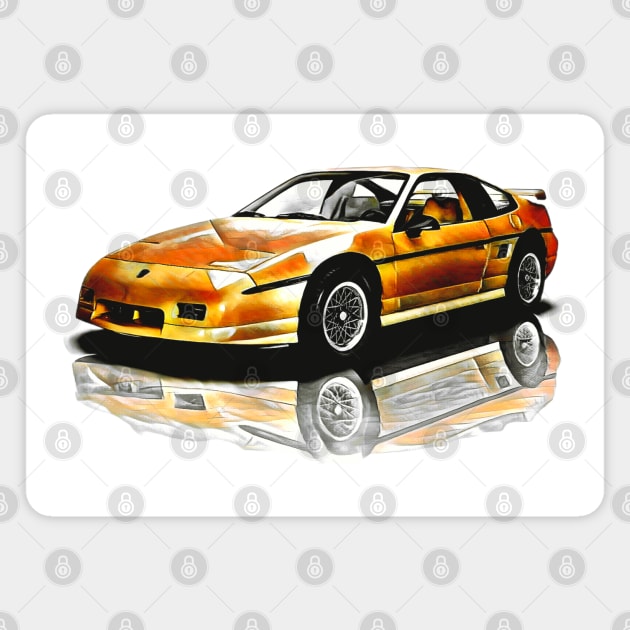 Pontiac Fiero GT Magnet by CarTeeExclusives